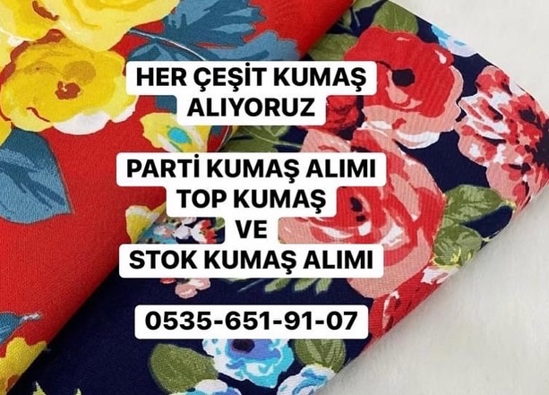 Toptan Parti Kumaş Alan 05356519107