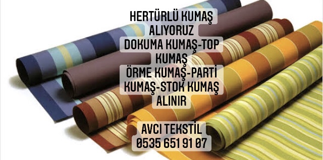Erzurum Kumaş Alınır |05356519107|